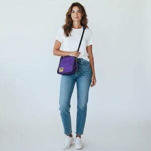 New Marc Jacobs Purple Nylon Sport Tote Bag
